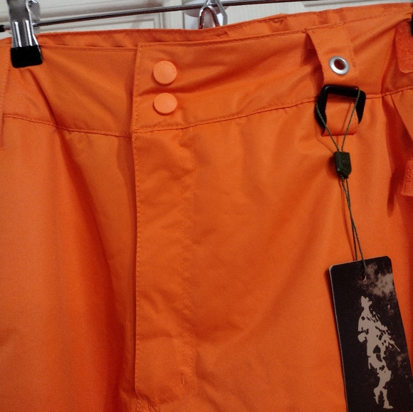 Free SoldierSki pants Womans Thermal Insulated XL (16-18) 32" Inseam Orange - Picture 11 of 15